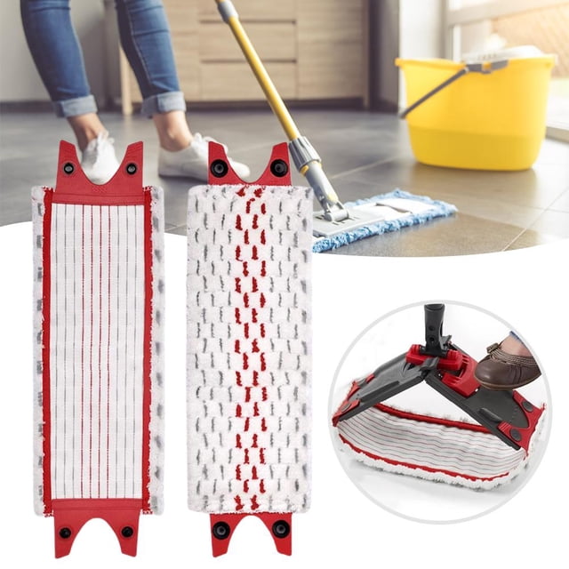 Paño de fregona plana almohadillas de repuesto de microfibra para fregona absorbente paño de repuesto para fregona almohadillas de repuesto de microfibra para fregona plana paño ANGGREK Otros