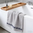 thumbnail image 7 of Kyusrd Hand Towels for Bathroom,Cotton Soft Absorbent Decorative Hand Towel for Face Spa Bath Gym Kitchen,Gray,34x74cm, 7 of 7