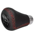 thumbnail image 5 of 5 Speed Gear Shift Knob for Auto Manual Vehicles, PU Leather Shifter Knob, Ergonomic Design, 5 of 8