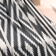thumbnail image 3 of Boho Black and White Diamond Central Ethnic Pattern Blanket,Comfortable Soft Flannel Throw Blanket,All Season,Warm Lightweight Blankets for Sofa Bed Couch Living Room Chair,30"x40", 3 of 4