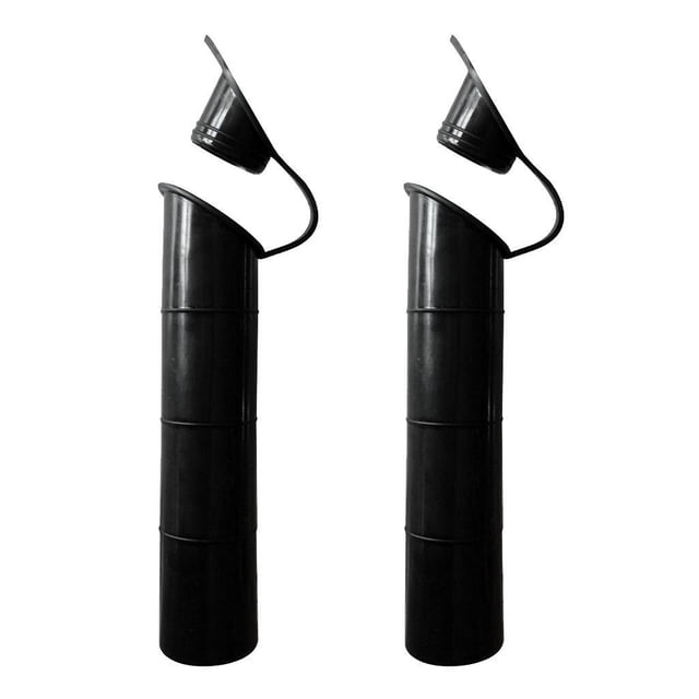 Greeniant 2 Pieces Fishing Rod Holder Mount Liner Sleeve Tube Degree Rubber 30 Inner Pescar