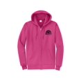 thumbnail image 1 of Gravity Outdoor Co. Zip-Up Hoodie - Sangria - Black Logo - Small, 1 of 2