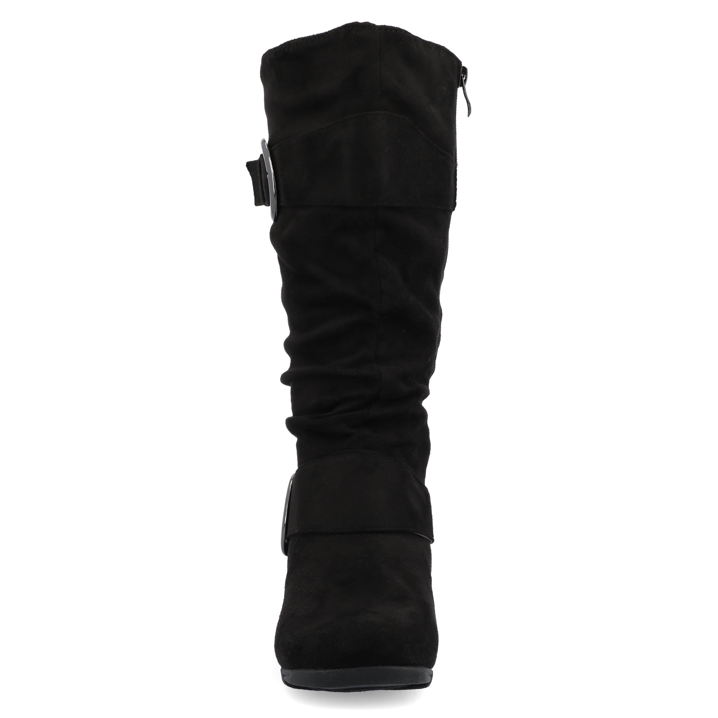 Journee Womens Jester-01 Hidden Wedge Riding Boots