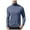 A01-Blue, variant on Mens Ribbed Slim Fit Knitted Pullover Casual Turtleneck Sweater(Green,S)