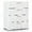 White, variant on Costway 4 Drawer Storage Cabinet with Metal Legs & Handles Anti-Toppling Devices White