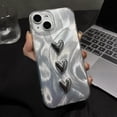 thumbnail image 1 of Étui de Téléphone 3D Nœud Papillon pour iPhone 15 16 Pro 11 12 13 14 Pro Max Funda iPhone 16 15 14 Plus Époxy Bling Paillettes Laser SP16 pour iPhone 11Pro Max, 1 of 6