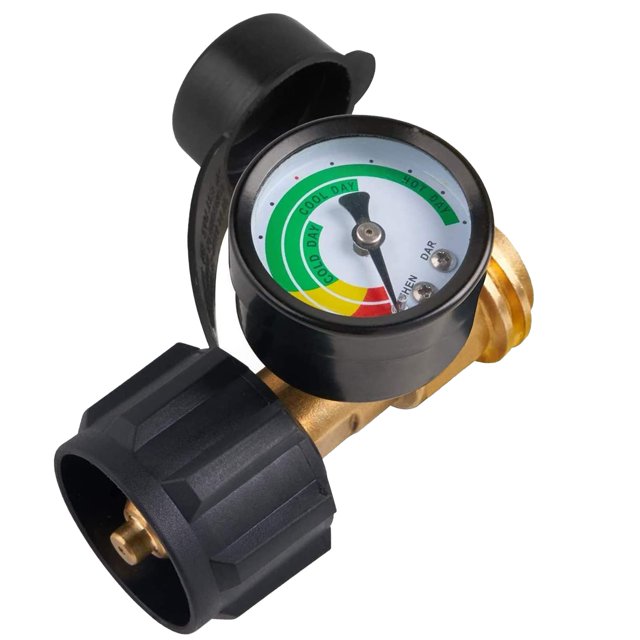 Medidor de tanque de propano SHINESTAR universal para tanques de LP de 2,27-9,07 kg