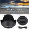 thumbnail image 4 of Octpeak Camera Lens Hood, Camera DSLR Lens Hood ES-62II For 52mm Caliber Lens For 50mm 1.8D Lens For 50mm 1.4D Lens For 50mm 1.8II Lens, 4 of 8