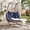 Blue/Beige, variant on Omniberg Double Egg Swing Chair with Stand, Oversized 2-Person Outdoor Indoor Hanging Hammock Swing Chairs with Removable Fluffy Cushions, Porch Swing Loveseat for Balcony Indoor Yard, Beige/Beige