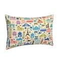 thumbnail image 2 of Balery Famous Places Bedding Queen Pillow Cases - Envelope Closure - Soft Brushed Microfiber Fabric - Shrinkage and Fade Resistant Pillow Cases-20"x30", 2 of 9