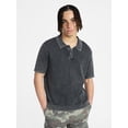 thumbnail image 2 of No Boundaries Mesh Polo Sweater with Short Sleeves, Men's XS-3XL, 2 of 5
