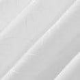 thumbnail image 5 of No. 918 Tamaryn Embroidered Trellis Sheer Rod Pocket Curtain Panel, 50" x 84" in White, 5 of 6