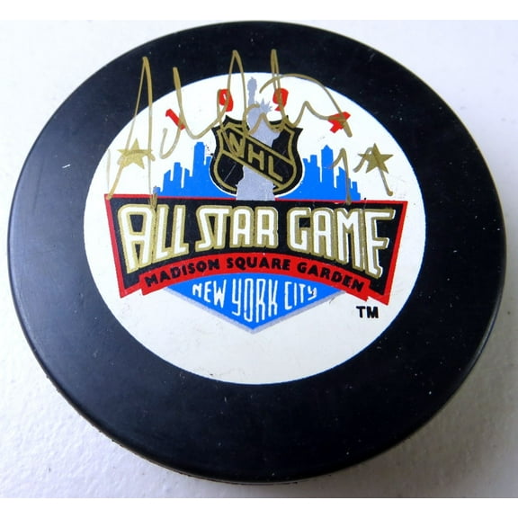 Adam Oates Signed Autographed Hockey Puck 1994 All-Star Game JSA UU52296