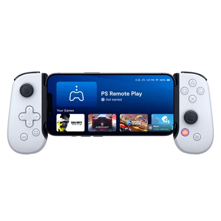 Backbone - One - PlayStation Edition (Lightning) - Mobile Gaming Controller for iPhone - White