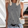 thumbnail image 2 of WeikingpWomens Tshirts Graphic Going Out Tops Women's Fashion Comfortable Casual Printing Round Neck Top Vest Casual Tank Tops For Women Black L, 2 of 4