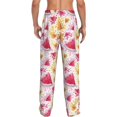 thumbnail image 6 of Cauagu Watermelon Mens Pajama Pants Sleep & Lounge Pants,PJ Bottoms with Pockets-Medium, 6 of 7