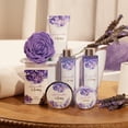 thumbnail image 3 of Body & Earth Bath Gift Sets for Women, 8 Pcs Lavender & Honey Spa Baskets Kit, Luxury Beauty Birthday Gifts Idea for Her, 3 of 9