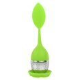 thumbnail image 2 of Silicone Leaf Tea Strainers, Loose Leaf Tea Infuser, Tea Infuser with Drip Tray Included, Best Tea Infuser, Modern Leaf Design 2 Piece Green, 2 of 5