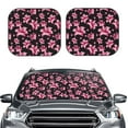 thumbnail image 2 of Haiem Lilies Flowers Car Windshield Sun Shade (2 Pieces) Foldable Windshield Sun Shade Car Accessories for Truck SUV Pickup-Medium, 2 of 7