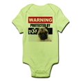 thumbnail image 1 of CafePress - Protected By Pug Infant Bodysuit - Baby Light Bodysuit, 1 of 1
