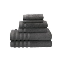Pure Elegance 100-Percent Turkish Cotton 6-Piece Luxury Towel Set