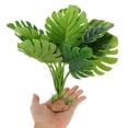 thumbnail image 3 of Accesorios de plantas de acuario de plástico Unique Bargains para decoraciones de acuarios en verde y marrón, 3 of 6