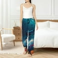 thumbnail image 4 of Yiaed Fantasy Underwater Adventure Print Womens Lounge Pants, Loose PJ Bottoms, Long Pajama Pants for Women-Medium, 4 of 6