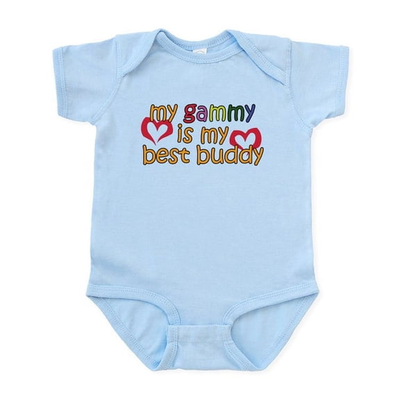 CafePress - Gammy Is My Best Buddy Infant Bodysuit - Baby Light Bodysuit