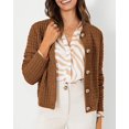 thumbnail image 4 of Cardigan de Punto PRETTYGARDEN Café Talle M, 4 of 6