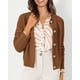 thumbnail image 4 of Suéter PRETTYGARDEN Cardigan de Punto para Mujer Café Talle Grande, 4 of 6