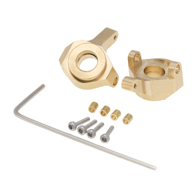 Control remoto Steering Knuckles Rassweight Actualizaciones de contrapeso Reemplazo de piezas Reemplazo para Axial SCX24 90081 AXI00002 2 Piezas kenally FN001252-00