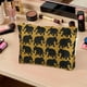 thumbnail image 5 of Bolsas de maquillaje de mano multifuncionales de elefante únicas de 1 pieza para viajar, tono dorado medio negro de poliéster, 5 of 5