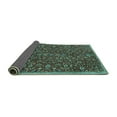 thumbnail image 2 of Ahgly Company Indoor Round Persian Turquoise Blue Traditional Area Rugs, 8' Round, 2 of 4