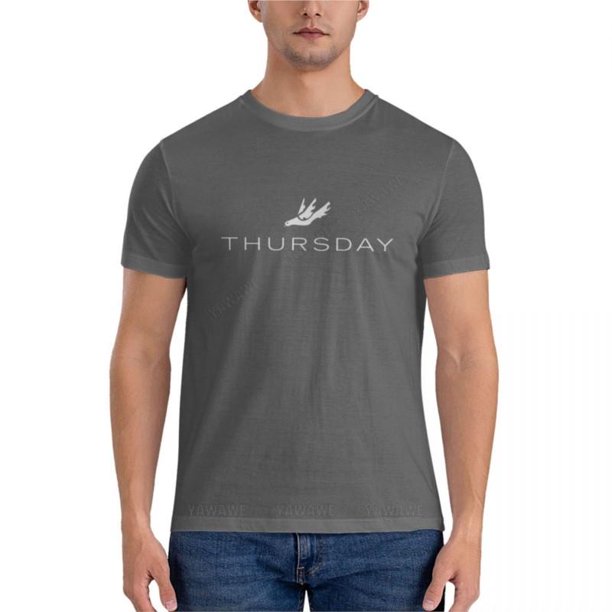 Thursday Band Logo (fondo transparente) Camiseta clásica para hombre camisetas blancas para hombre camisetas de manga corta