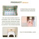 thumbnail image 5 of Taburete plegable de plástico beige compacto y duradero para niños y adultos, perfecto para aventuras al aire libre, 5 of 6