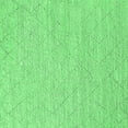 thumbnail image 1 of Ahgly Company Indoor Square Solid Emerald Green Modern Area Rugs, 6' Square, 1 of 4