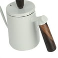 thumbnail image 4 of Comfortable Handle Coffee Kettle, Long Gooseneck  Coffee Pot, Portable For Home Cafe White 700ml, 4 of 8