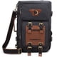thumbnail image 1 of KAUKKO Mochila de viaje para hombres al aire libre, mochila de lona para acampar y caminar KAUKKO  FH05-Black, 1 of 5