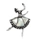 thumbnail image 2 of Broche de aleación de moda, broche con forma de chica de Ballet encantadora, Pin, accesorio de joyería para mujer (AG115-B), 2 of 6
