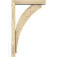 thumbnail image 3 of Ekena Millwork 4"W x 18"D x 30"H Thorton Block Rough Sawn Bracket w/ Offset Brace, Douglas Fir, 3 of 25