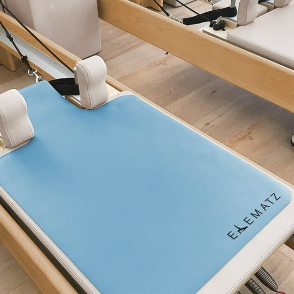 Blue Pilates Reformer Mat