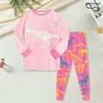 thumbnail image 2 of KPOPLK Toddler Boy Clothes Fall Waffle Striped Embroidered T-Shirt Short Set Kids Outfit 6 12 18 Months 2T 3T 4T 5T(2-3 Years,Light Pink), 2 of 5