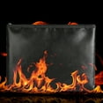 thumbnail image 4 of Fire Safe Money Storage Folder, Waterproof Fireproof Fireproof Document Bag With A Zipper For Cash Jewelry, Mobile Phones For Keys Documents, Photos, 4 of 8