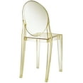 thumbnail image 2 of Modern Contemporary Urban Design Kitchen Room Dining Chairs ( Set of Two), Yellow, Plastic, 2 of 4