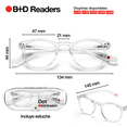thumbnail image 4 of Lentes de Lectura B+D Dot Readers Cristal, 4 of 7