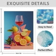 thumbnail image 3 of Diamond Art Kits for Adults - 5d Fruit Beverage Art Joy Diamond Painting for Adults, Diamond Art for Adults Beginners, Diamond Painting Kits for Adults for Home Wall Decor, 3 of 7