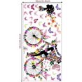 thumbnail image 3 of Flower Fairy Wall Stickers Girl Bicycle Butterfly Wall Decals Baby UBIUO ursery Girl Wall Decals for Kids Room Living Room Wall Decor, 3 of 4