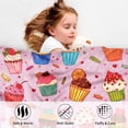 thumbnail image 5 of Yibo for Kids Funny Cartoon YiboFood Flannel Blanket Soft Cozy Bed Blanket for Boys Girls Adults Colorful Lightweight Blanket for Home Decor, Couch, Sofa, Travel, Camping, 5 of 7