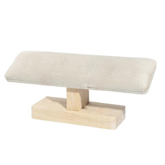 Organizador de pulseras y collares, elegante y resistente, ideal para guardar joyas. Beige