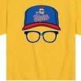 thumbnail image 3 of Major League - Cap And Glasses - Toddler And Youth Short Sleeve Graphic T-Shirt, 3 of 6